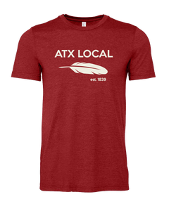 Atx Feather Tee Canvas Red
