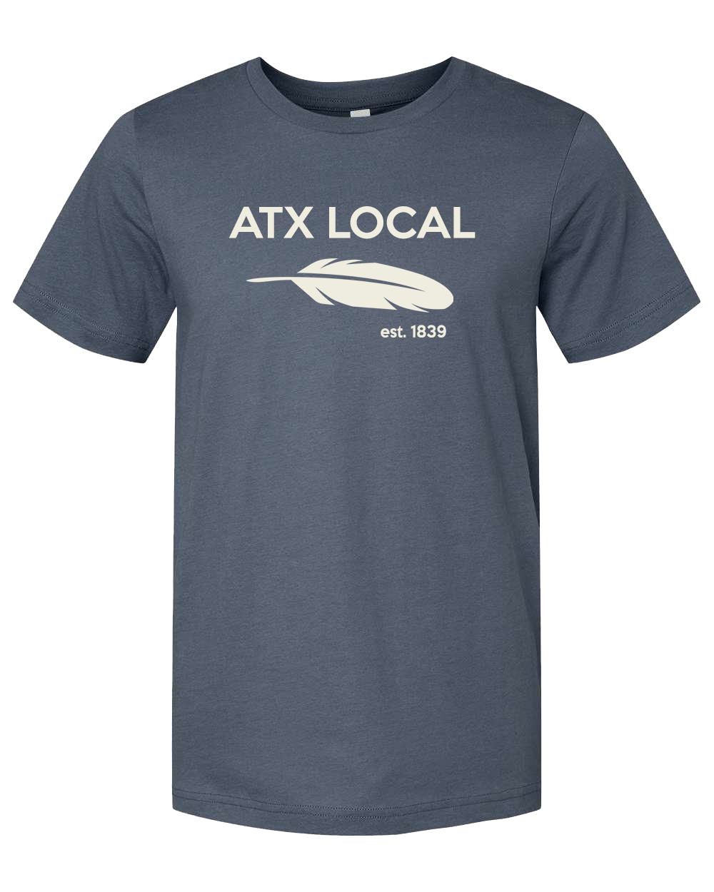 Atx Feather Tee Vintage Navy