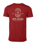 Local Hills Tee Canvas Red