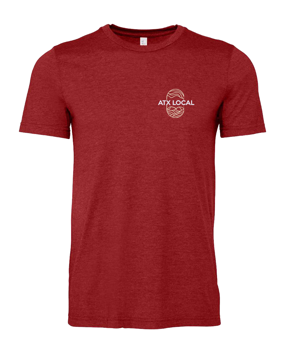 Local Hills Tee Canvas Red