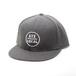 Atx Local Stacked Hat Charcoal