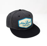 Cursive Snapback Heather Charcoal