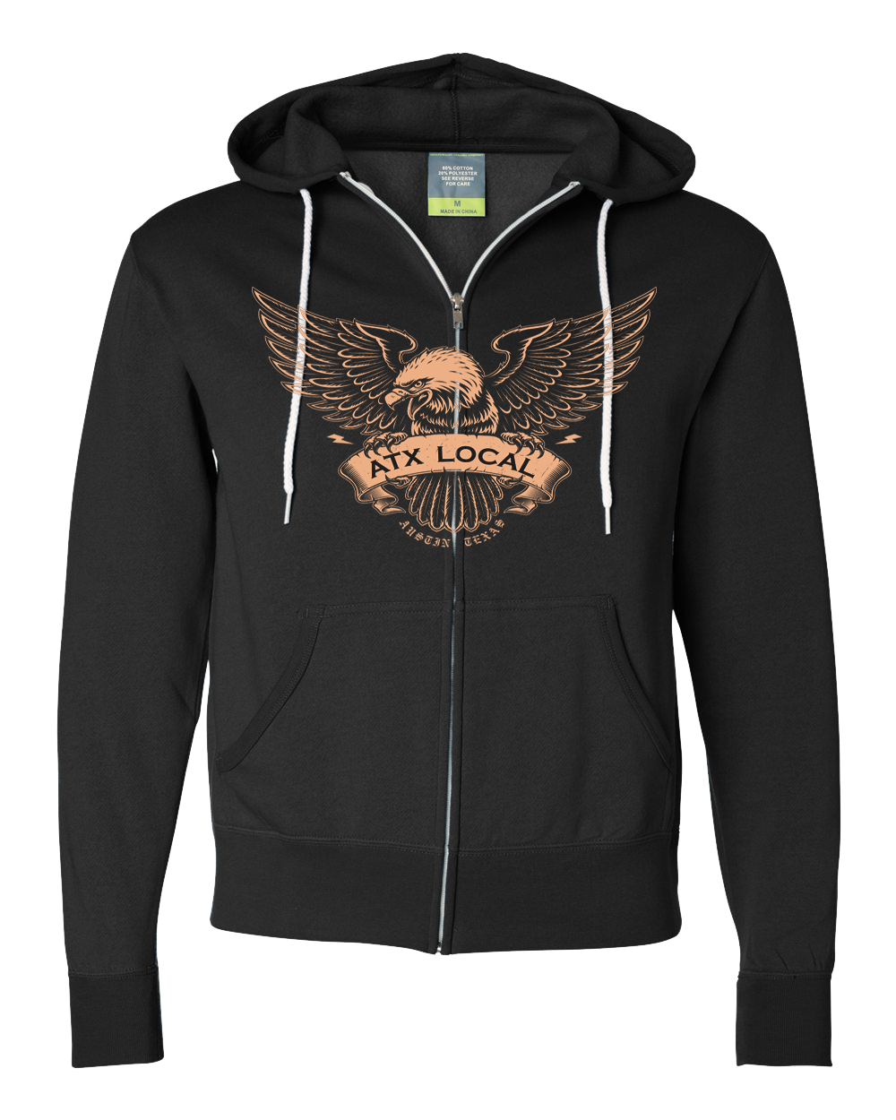 Eagle Zip Up Black