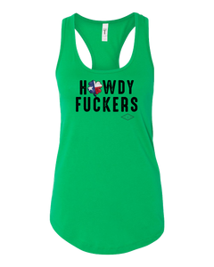 Howdy Irish Racerback Tank